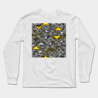 Abstract Drawing Background Seamless Long Sleeve T-Shirt